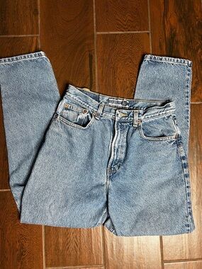 Gap Vintage High Rise Tapered Leg Denim Jeans Medium Wash Classic Fit